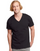Hanes Classics Men's Traditional Fit ComfortSoft® TAGLESS® Dyed Black V 7883B3