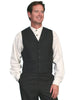 Scully Men's Wahmaker Tailored Notched Lapels Vest Poly Blend 538454