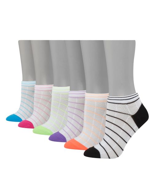 Hanes Women's Invisible Comfort Sport Liner 6-Pack HC726S