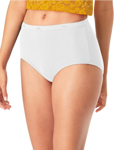 Hanes® Cool Comfort™ Women's Cotton Brief Panties 6-Pack PP40WH