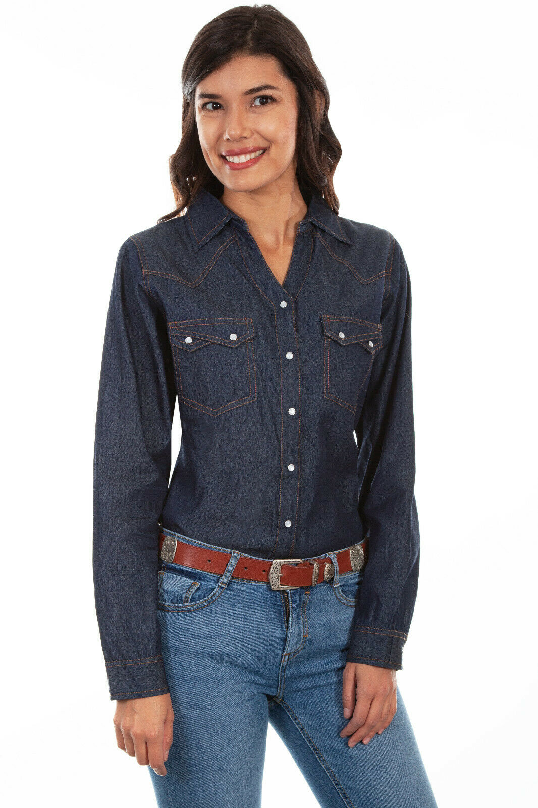 Scully Women's Sawtooth Pocket Blouse HC591