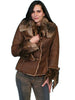 Scully Ladies Faux Toggle Fur Jacket 8010