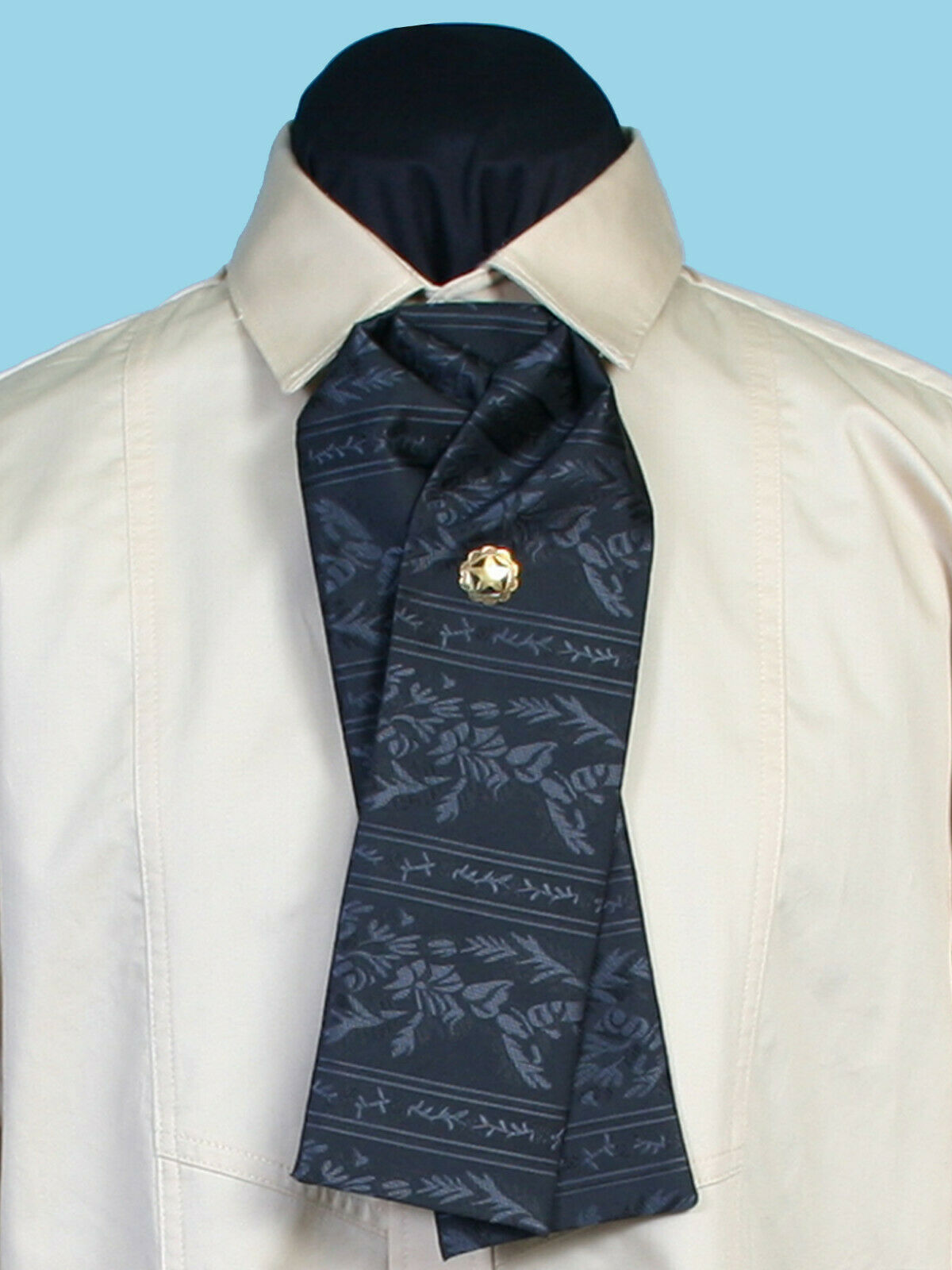 Scully Rangewear Men's Polyester Floral Stripe Gentlemen's Tie RW112T
