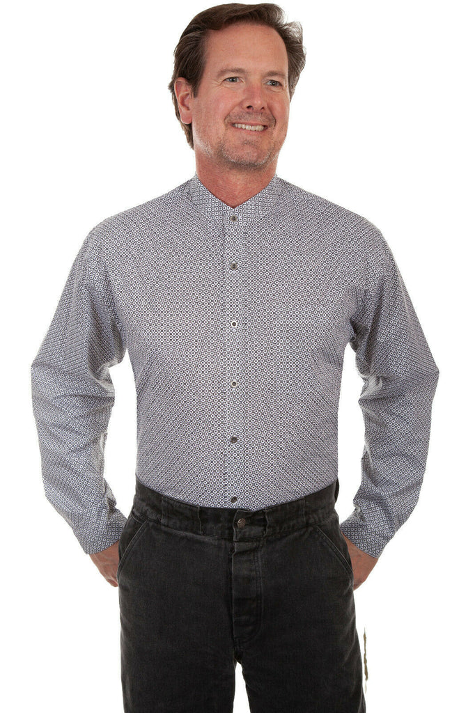 Scully Men's Cotton Print Shirt RW306