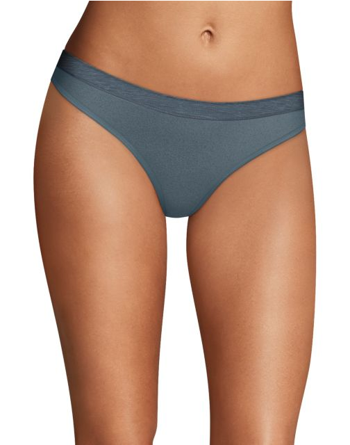 Maidenform Sport Heathered Micro Thong DMMSMT
