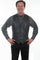 Scully Men's Lamb Vest with Caiman Inlays 956