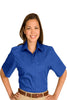 Cotton + Twill Short Sleeve Blouse 5740