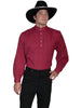 Scully RangeWear Men's 100% Cotton Tombstone Long Sleeve Western Shirt RW015