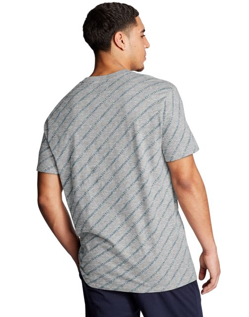 Champion Men's Heritage Tee, Allover Logo T0435
