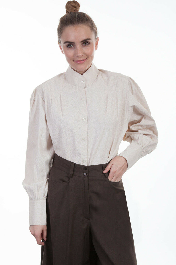 Scully Women's Ranch Style Cotton Blouse RW594