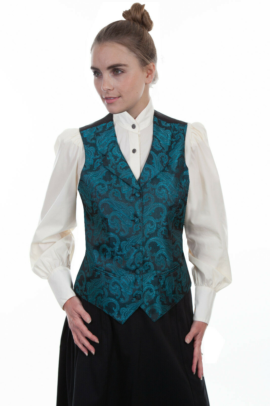 Scully Women's Paisley Vest RW606