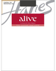 Hanes Alive Full Support Control Top Reinforced Toe Pantyhose 810