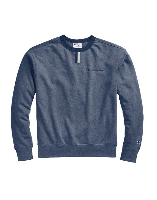 Champion Men's Heritage Heather YC Crew, Embroidered Logo S4502 550193