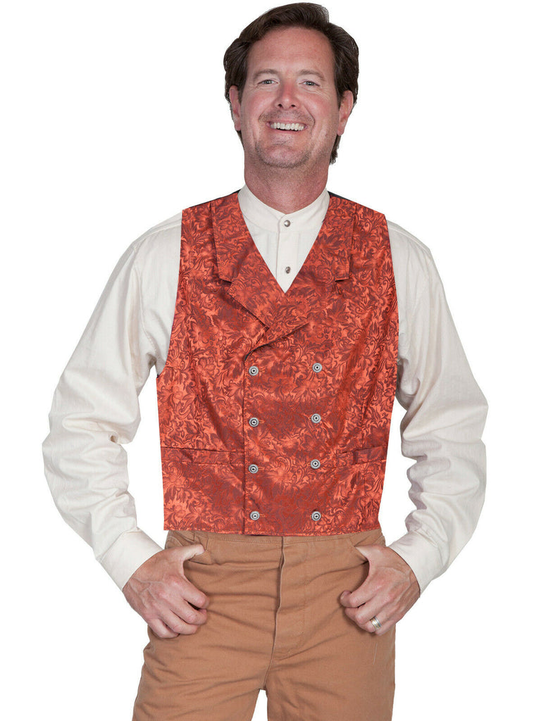Scully Wahmaker Men's Big & Tall Silk Jacquard Vest 535344X