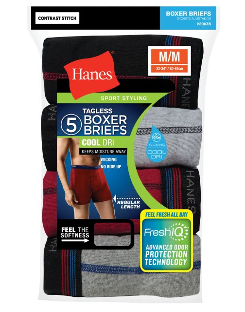 Sport Boxer Brief with Comfort Flex® Waistband 5-Pack
