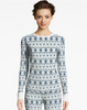 Hanes Women's X-Temp™ Thermal Printed Crew 25452