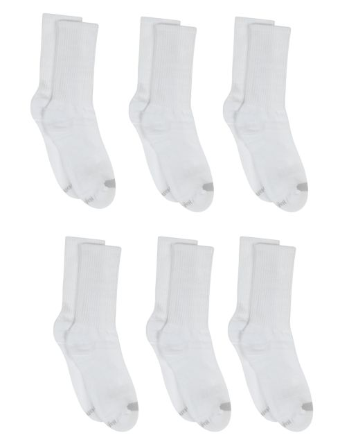Hanes Women's Cool Comfort® Crew Socks 6-Pack 683V6