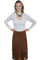 Scully Women's Lamb Suede Fringe Skirt L738