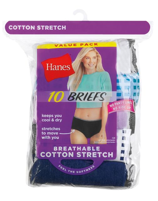 Women's Breathable Cotton Stretch Brief P10