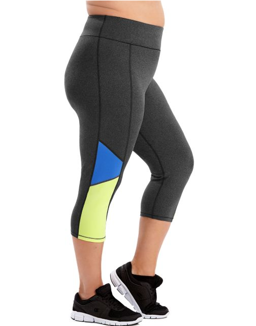 Just My Size Active Blocked Capris OJ364