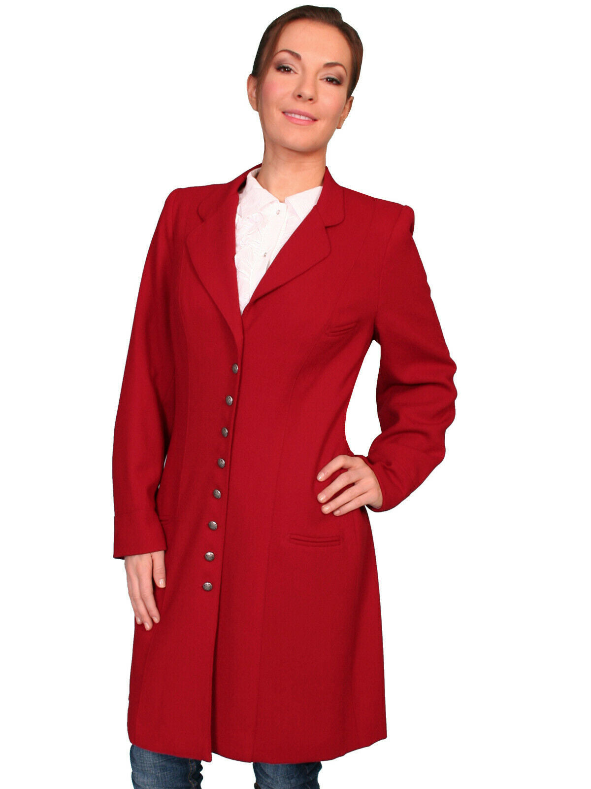 Scully Women's Wahmaker Vintage Style Frock Coat 100% Wool Crepe 788619