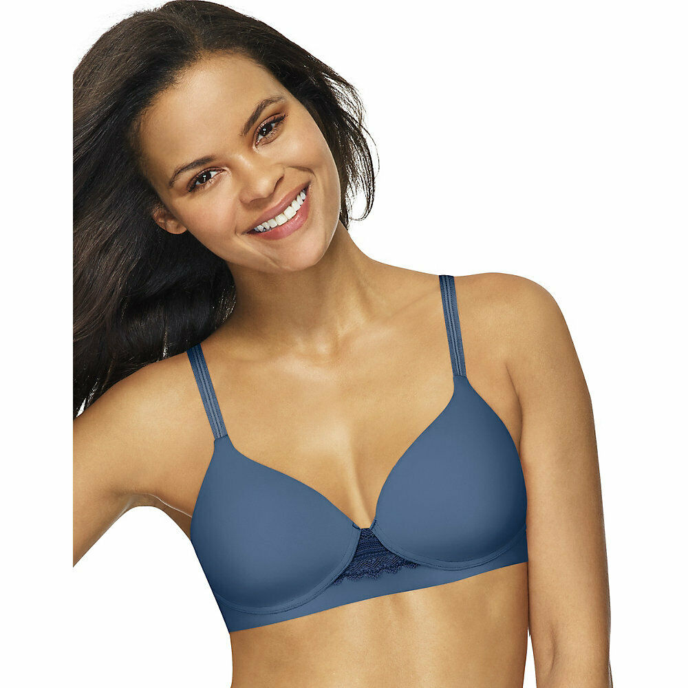 Women's Hanes Ultimate T Shirt Soft Natural Lift Foam Wirefree DHHU25