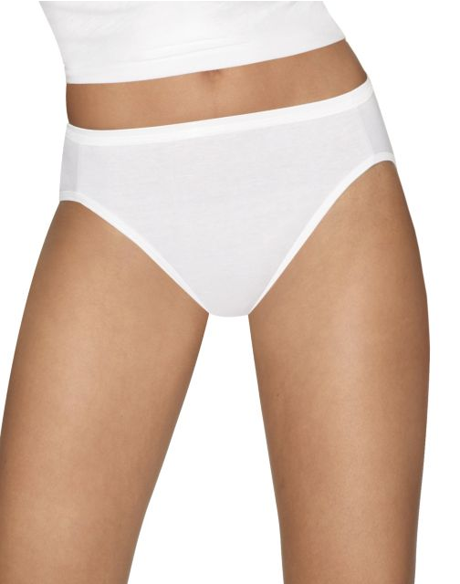 Hanes Ultimate™ Comfort Cotton Hi-Cut Panties 5-Pack 43HUCC
