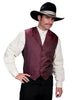 Scully Men's Cream Polyester Paisley Vest RW093