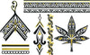 BODY ARTS INK MAYA BODY TATTOO VLBT4