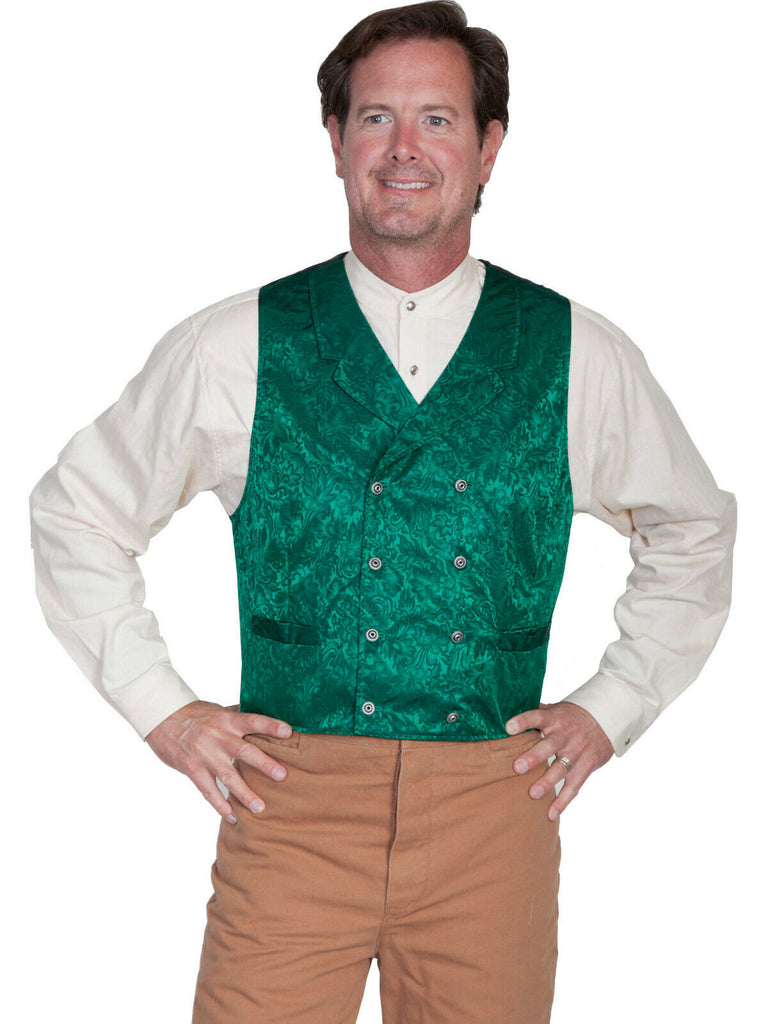 Scully Wahmaker Men's Big & Tall Silk Jacquard Vest 535344X