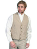 Scully Rangewear Men's 100% Cotton Canvas Western Vest Big & Tall RW041X
