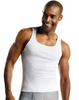 Hanes Men's MRL White A-Shirt P10 372P10