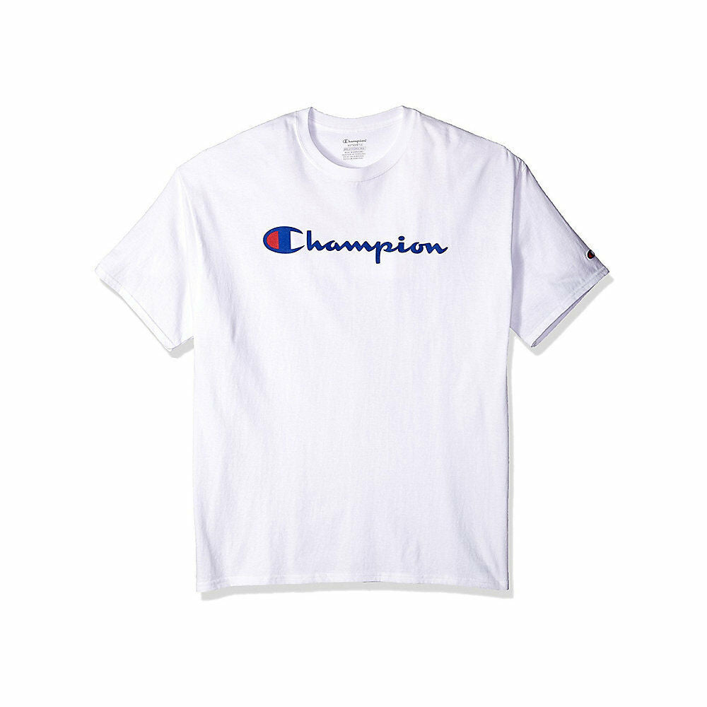 Champion Boys' Jersey Tee, Script Logo OT435A Y07858