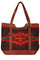 Scully Women's Woven Front/Leather Back Handbag B301