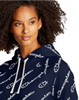 Women's Heritage Fleece Pullover Hoodie, All Over Logo