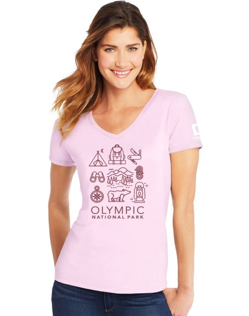Hanes Olympic National Park Women's Graphic Tee G9337P Y07768
