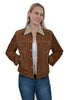 Scully Women's Suede Faux Fur Jean Jacket L1019