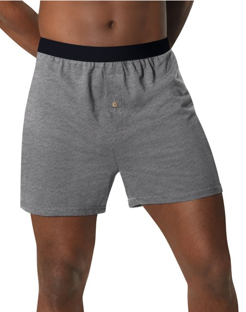 Hanes Men's TAGLESS® ComfortSoft® Knit Boxers w/ComfortSoft® WB 5-Pack MKCBX5