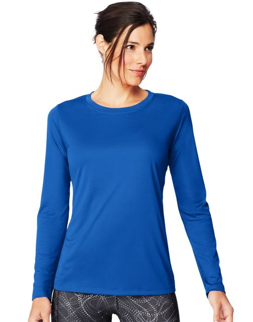 Hanes Sport™ Cool DRI® Women's Performance Long-Sleeve T-Shirt O9308