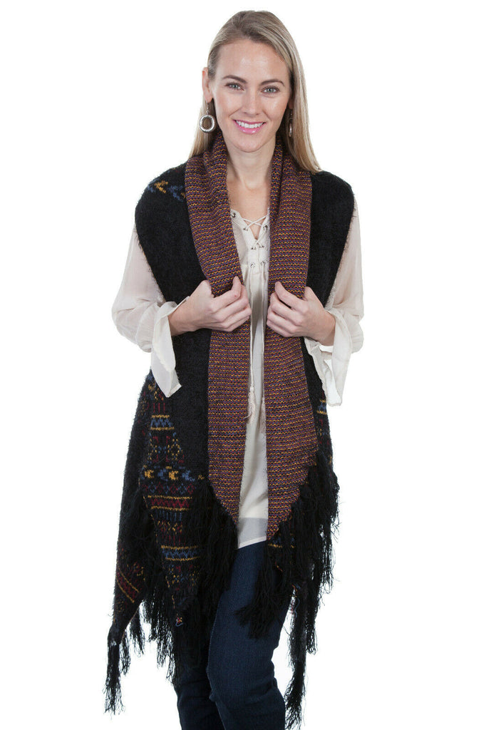 Scully Womens Acrylic Colorful Knit Cardigan HC305