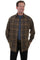 Scully Men's 100% Cotton Corduroy Plaid Long Sleeve Shirt TR-083