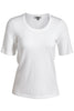 Women's Short Sleeve Scoop Neck Sweater 7055
