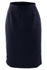 Women's Microfiber Flat Front Straight Skirt 9792