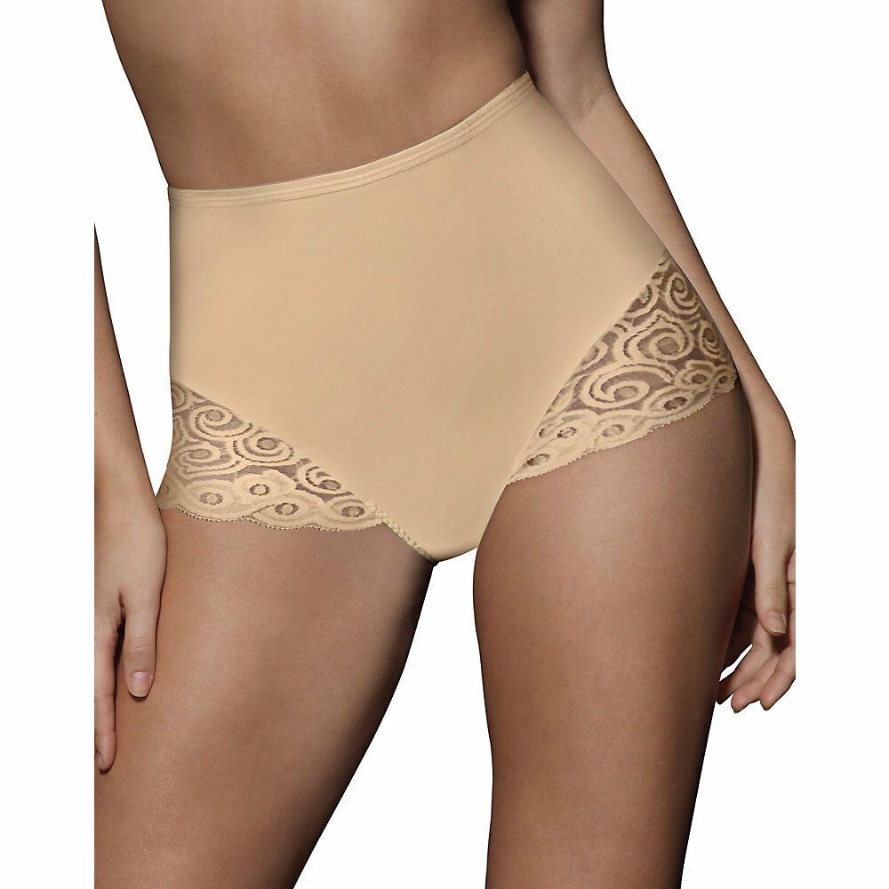 Bali Brief with Lace Firm Control 2-Pack X054
