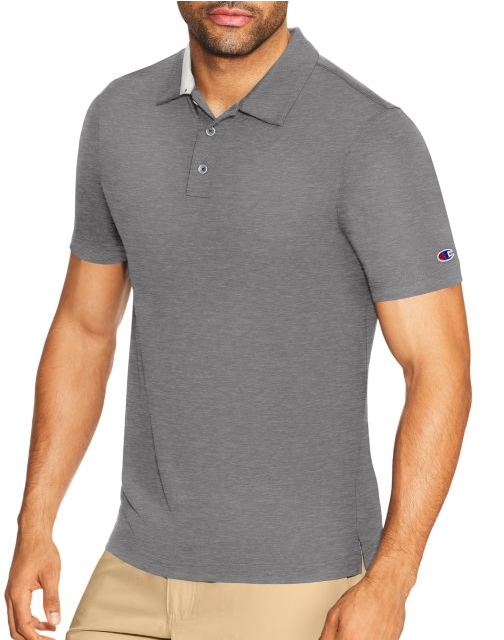 Champion Men's Heather Performance Golf Polo T0001H