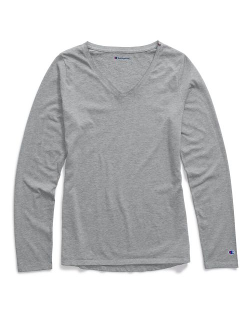 hampion Women Authentic Wash Long Sleeve Tee W3138