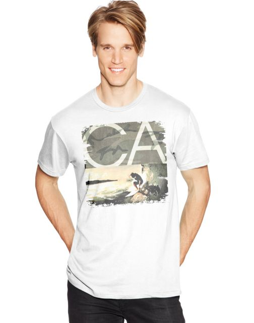 Hanes Men's Sandwashed CA Graphic Tee GT49 Y06038