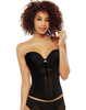 Floral Lace Strapless Push-Up Bustier