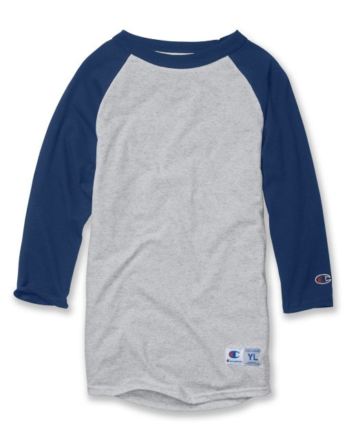 Champion Youth Raglan Baseball T-Shirt T13Y