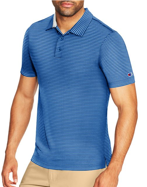 Champion Men's Stripe Performance Golf Polo T0001P